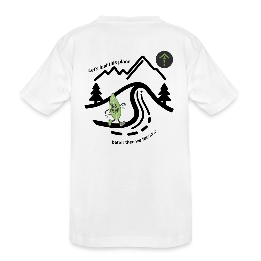 Leaf This Place - Kid’s Organic T-Shirt - white