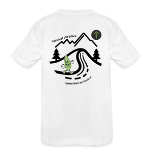 Leaf This Place - Kid’s Organic T-Shirt - white