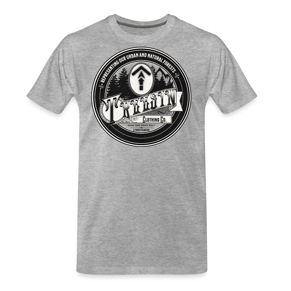 Rep'n Too - Men’s Organic T-Shirt - heather gray