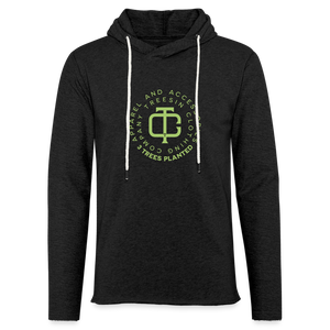 Basic - Unisex Lightweight Terry Hoodie - charcoal grey