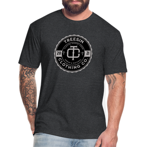 TC Badge - Men's T-Shirt - heather black