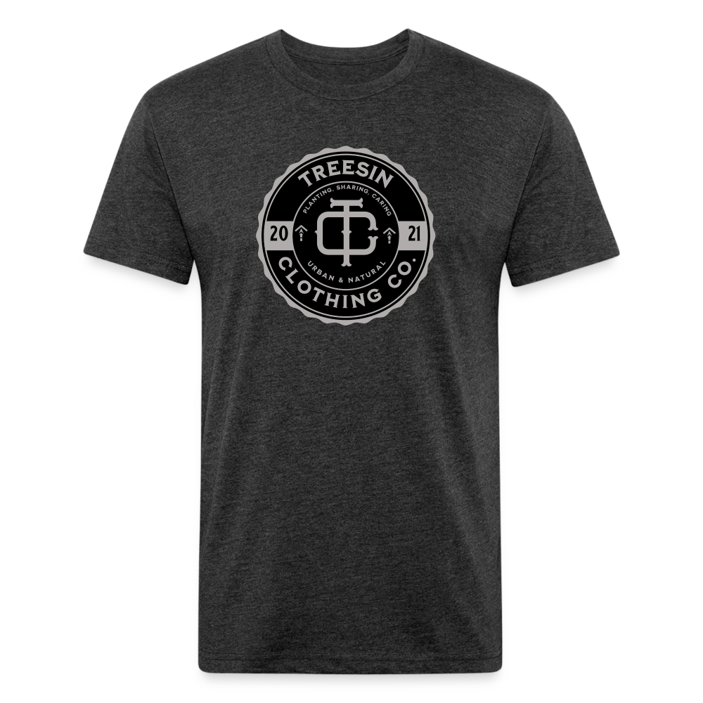 TC Badge - Men's T-Shirt - heather black