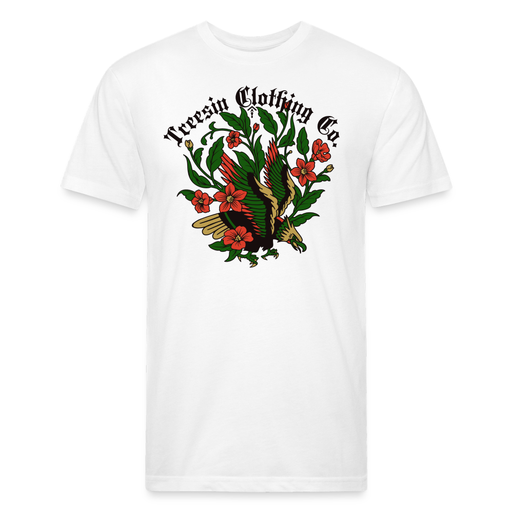 Growing Free -  Fitted T-Shirt by Next Level - white