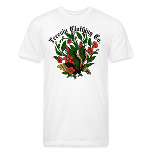 Growing Free -  Fitted T-Shirt by Next Level - white