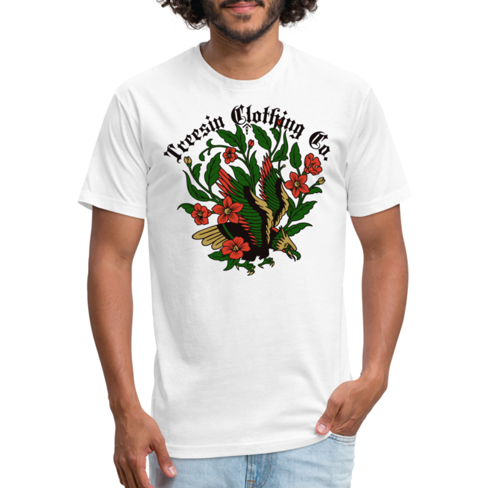 Growing Free -  Fitted T-Shirt by Next Level - white