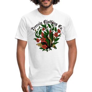 Growing Free -  Fitted T-Shirt by Next Level - white