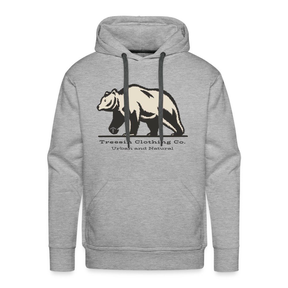 Bear Men’s Hoodie - heather grey