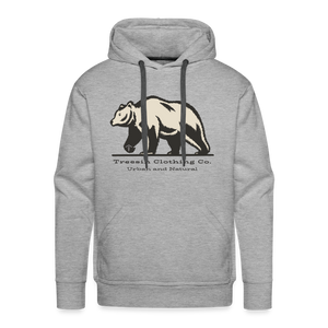 Bear Men’s Hoodie - heather grey