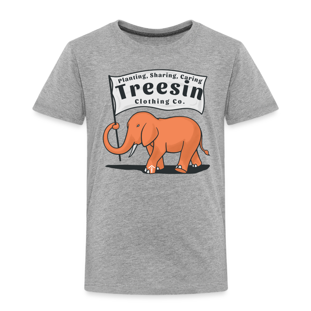 Elephant - Toddler T-Shirt - heather gray