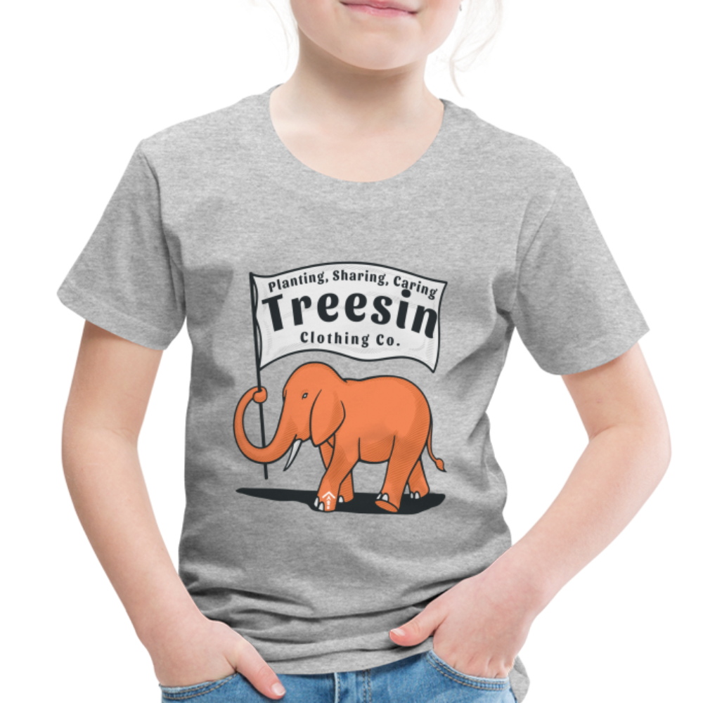 Elephant - Toddler T-Shirt - heather gray