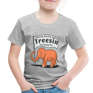 Elephant - Toddler T-Shirt - heather gray