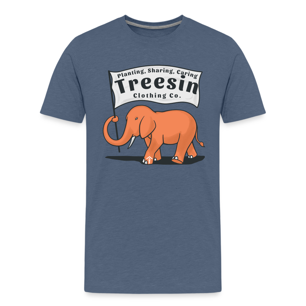 Elephant - Kids' T-Shirt - heather blue