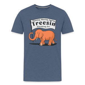 Elephant - Kids' T-Shirt - heather blue