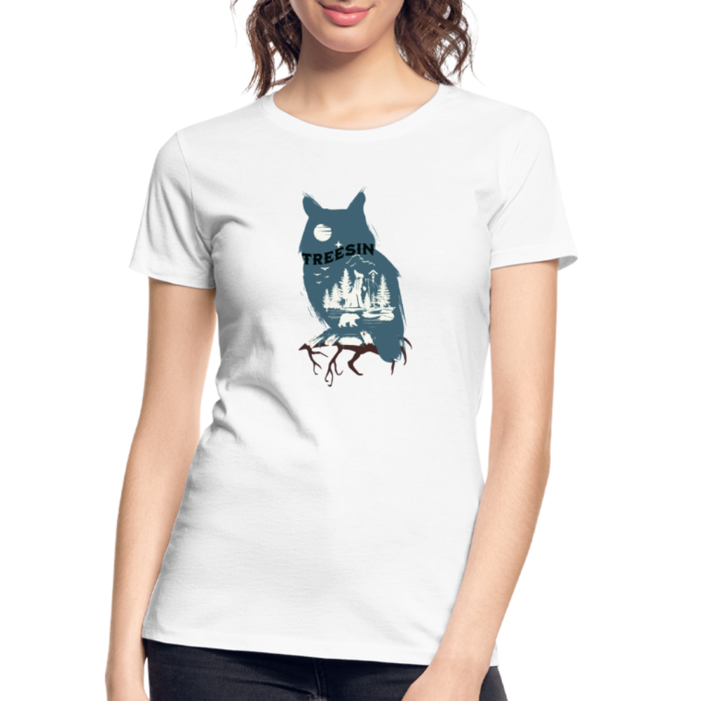 Owl And Friends - Women's Organic T-Shirt - white