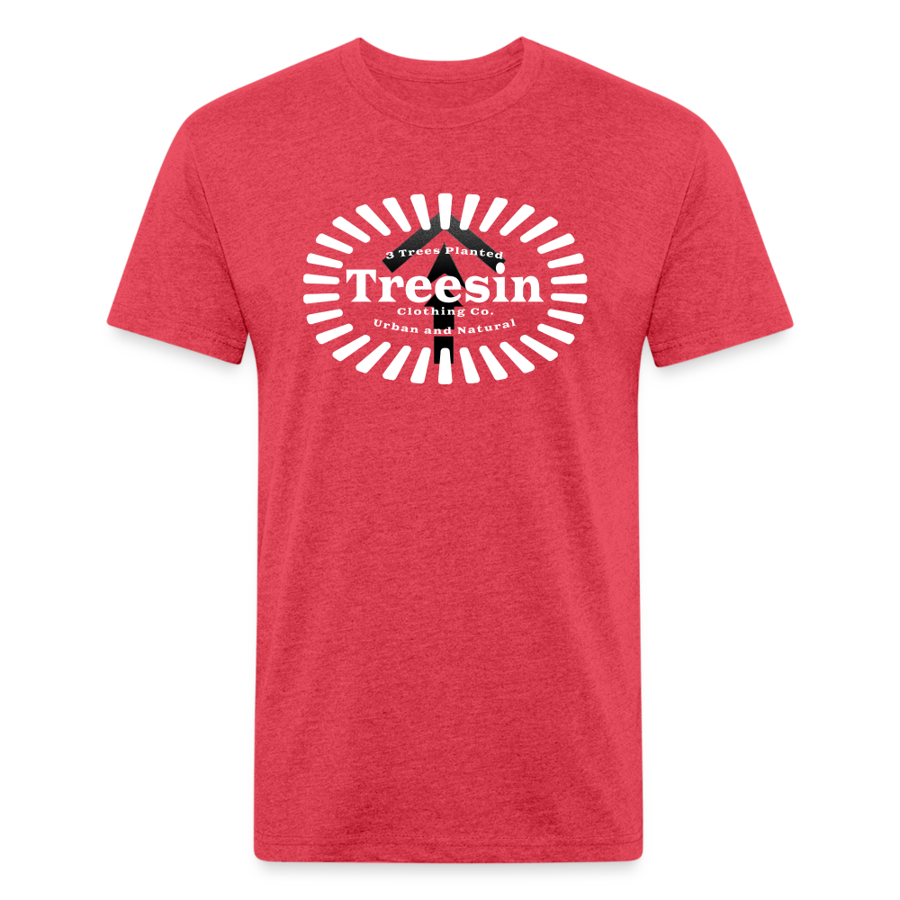 Radiating Outward - Men's T-Shirt - heather red