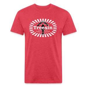 Radiating Outward - Men's T-Shirt - heather red