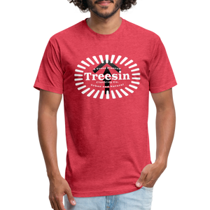 Radiating Outward - Men's T-Shirt - heather red