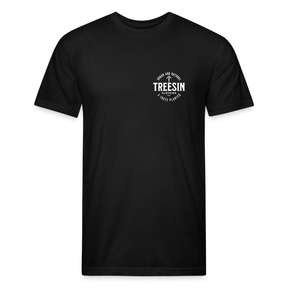 Just A Seed - Fitted T-Shirt - black