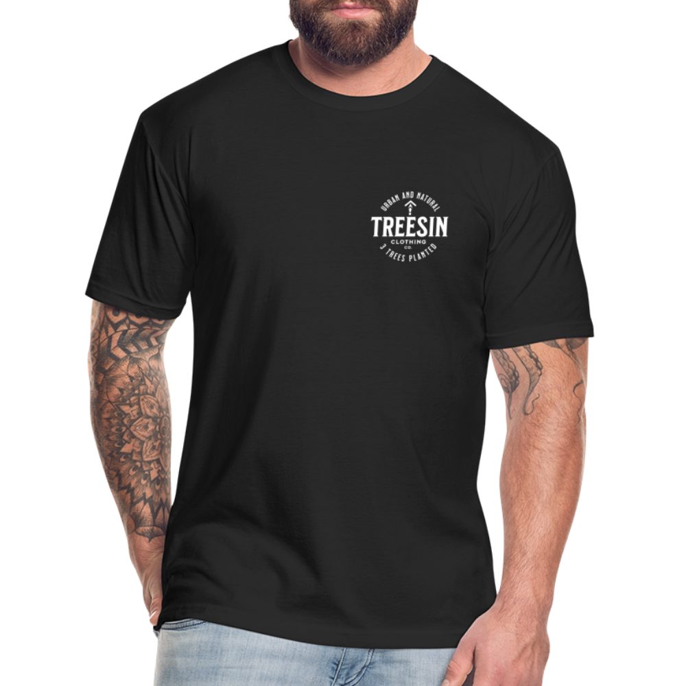 Just A Seed - Fitted T-Shirt - black