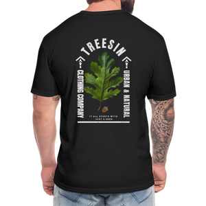 Just A Seed - Fitted T-Shirt - black