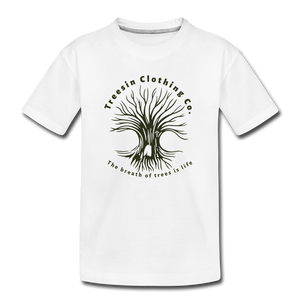 Tree Breath - Kids' T-Shirt - white