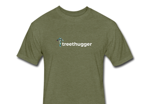 Treethugger (front & back) - Men's T- Shirt - heather military green