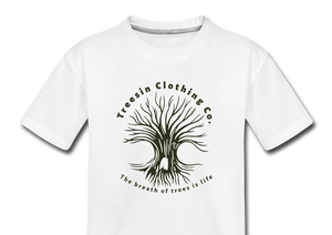 Tree Breath - Kids' T-Shirt - white