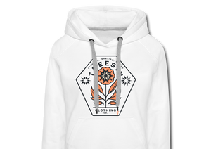 Happy Flower - Women’s Hoodie - white