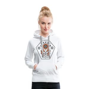 Happy Flower - Women’s Hoodie - white