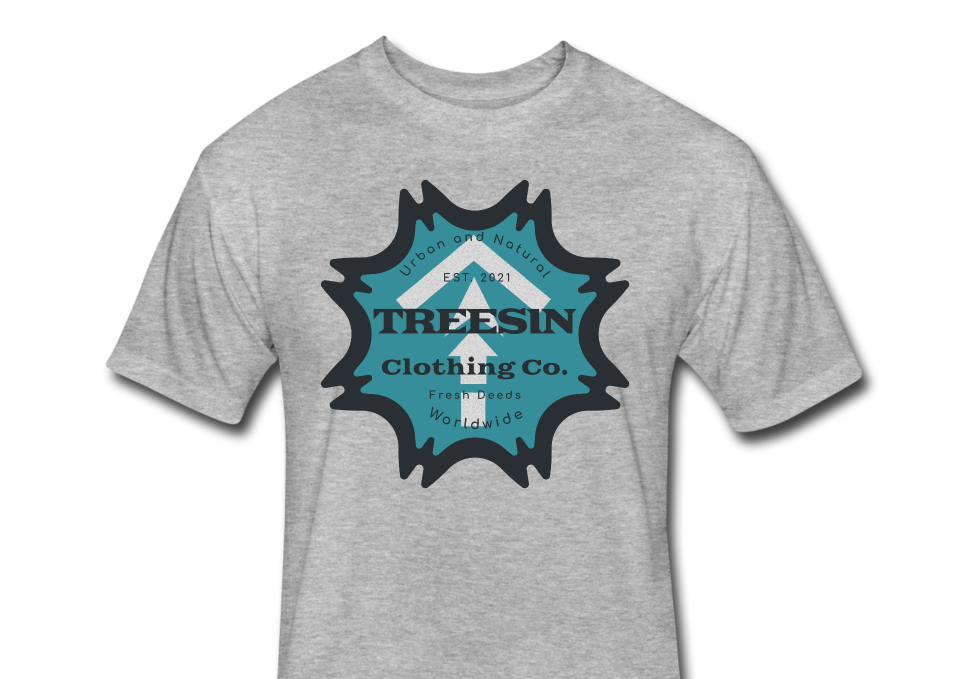 Treesin Ranger Badge - Men's T-Shirt - heather gray