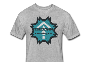 Treesin Ranger Badge - Men's T-Shirt - heather gray