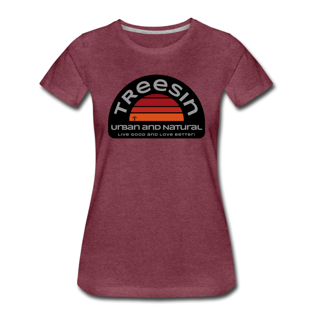 Sun Set - Women's Tee - heather burgundy