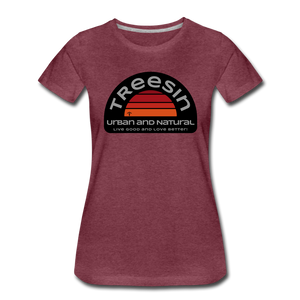 Sun Set - Women's Tee - heather burgundy