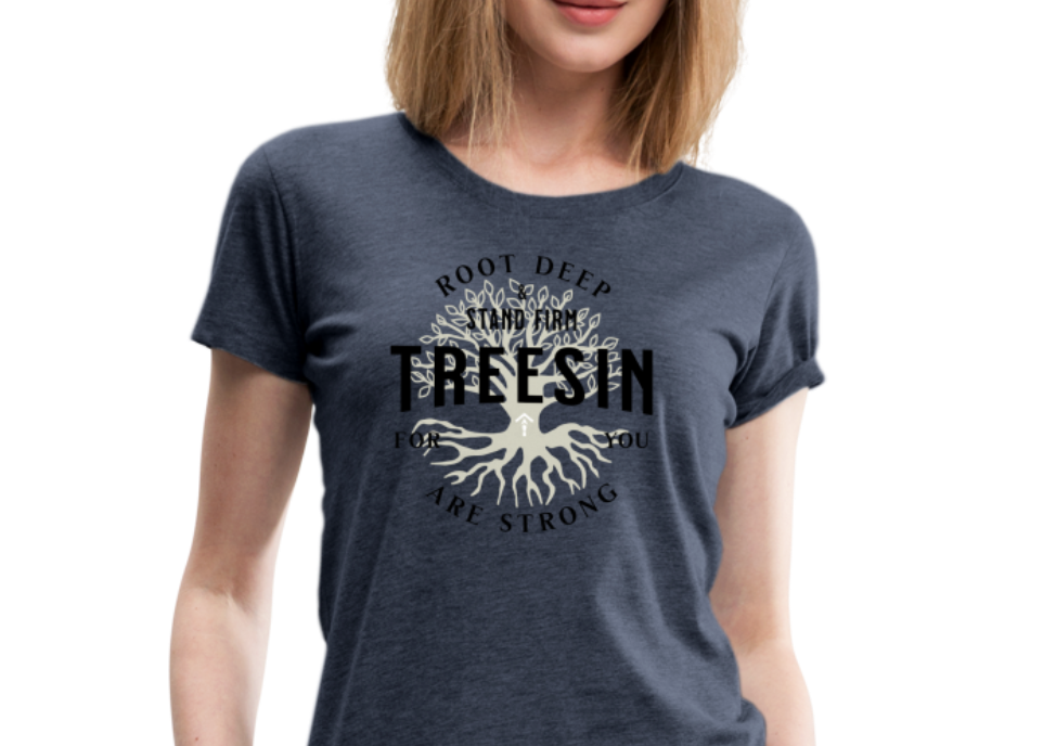 Root Deep - Women’s T-Shirt - heather blue