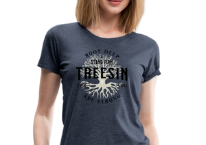 Root Deep - Women’s T-Shirt - heather blue